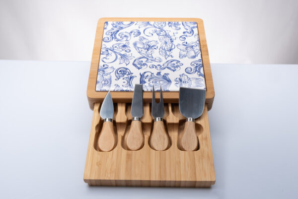 Cuore Matto - Fregio Tagliere scatola 4 coltelli